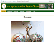 Tablet Screenshot of antiquites-du-marche-des-ternes.fr